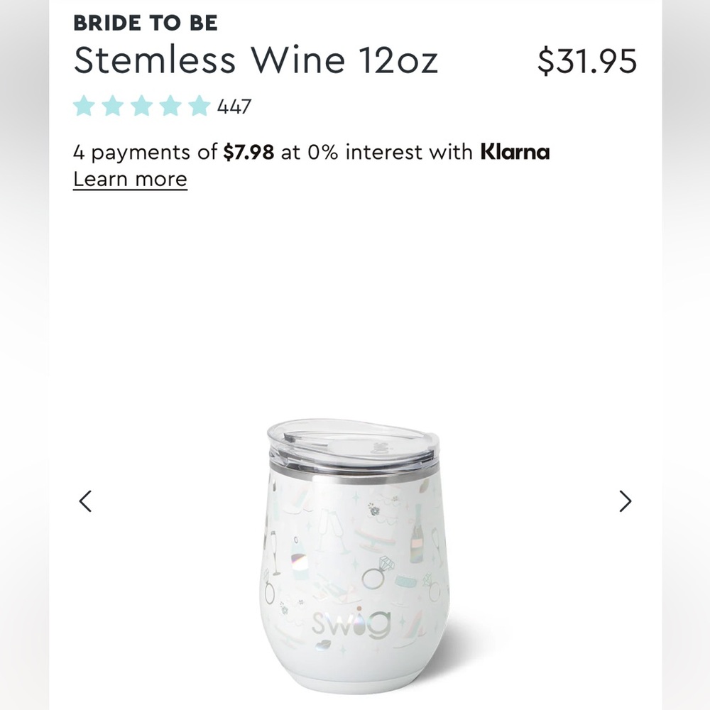 Swig Stemless Wine Tumbler 12oz